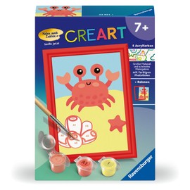 Ravensburger CreArt 23951 - Happy Crab - Painting by Numbers for Girls and Boys from 7 Years