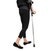 Soles Aluminum Forearm Crutch (SLS806BL) - Black -