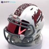 Riddell Edgewood Warriors Mini Football Helmet - Silver & Red