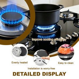 4 Pcs Gas Hob Covers for 4 Burner Gas Cookers
