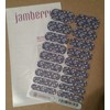 Jamberry Perennial Blue Nail Wrap (Full Sheet) Sister Style 0316