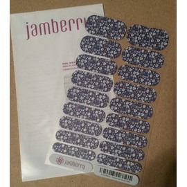 Jamberry Perennial Blue Nail Wrap (Full Sheet) Sister Style 0316 SX201608