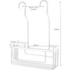 Keenware KSC-001 Rectangle Shower Caddy, Chrome, 385x280x120mm (HxWxD)