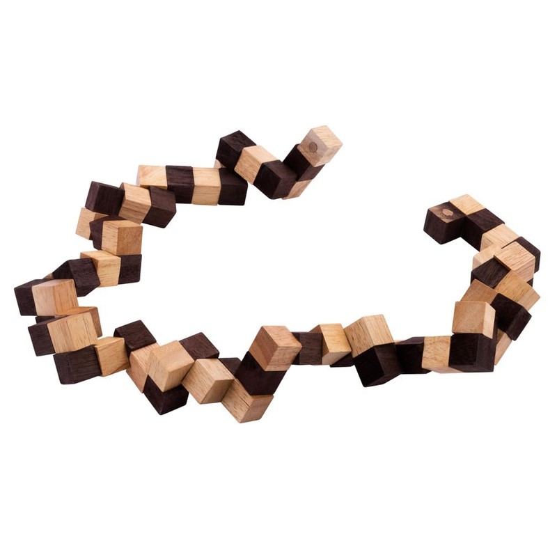 Engelhart - 350170- Anaconda wooden brain teaser puzzle expert level