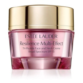 Crema Hidratante Tri-Peptido para cara y cuello SPF 15 Estée Lauder Resilience Multi-Effect día para piel normal a mixta de 48.195g