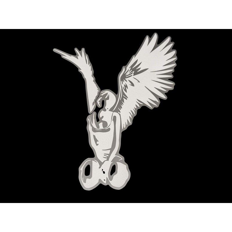 White Angel Sticker Decal Car Motorcycle Lovely Decoration
