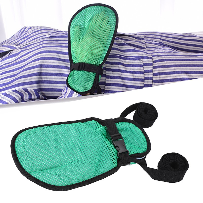 Hand Restraint Glove Soft Breathable Adjustable Universal Prevent Extraction Fixed