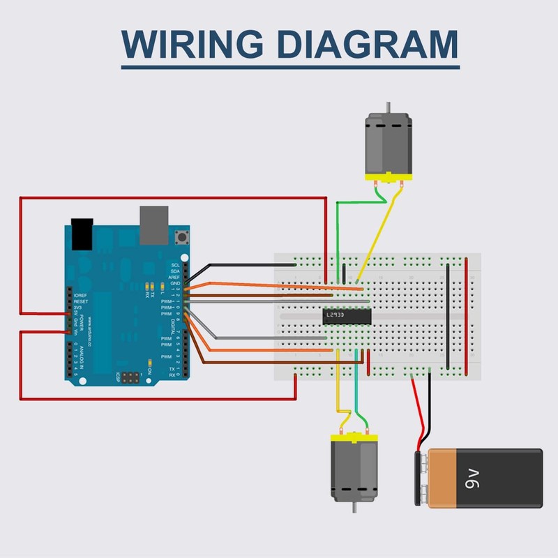 DAOKAI 10pcs L293D Stepper Motor Driver Controller DIP16 4 Channel
