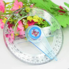 TOYANDONA 2Pcs Circle Protractor Protractor Ruler Protractor Measuring Tool 360-degree Protractor for Kids Classroom