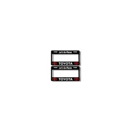 Par De Porta Placas Premium Toyota
