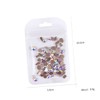 Healvian 100pcs Mixed Ab Crystal Flatback Rhinestones for Nail Home