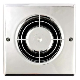 Manrose FC100C Chrome Plastic Fan Cover Range XF100T, XF100S, XF100P