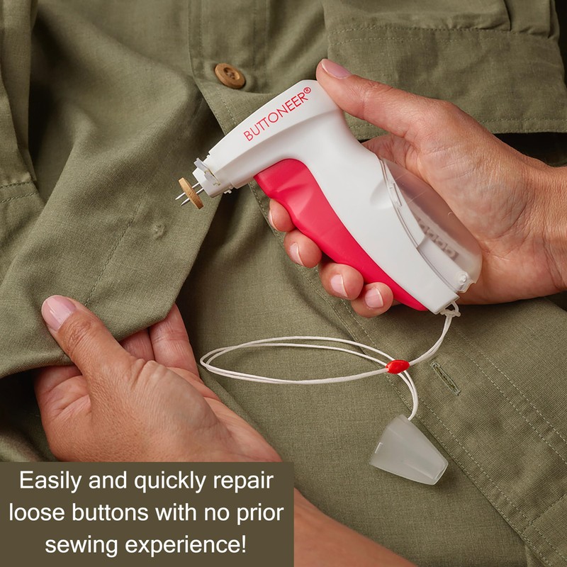 AVERY BUTTONEER RED/White