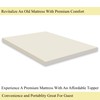 Spring Solution 2-Inch High Density Foam Topper,Adds Comfort to Mattress,