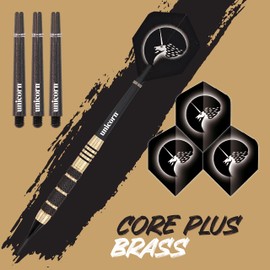 Unicorn Core Plus Soft Dart, Brass, 17g