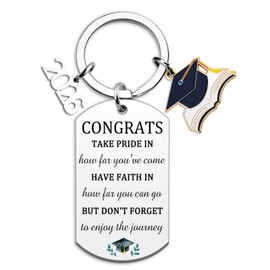Celunux 2026 Graduation Gifts For Him Class Of 2026 Keychain Middle High School College Graduation Gifts For Him Inspirational Gift For Senior Masters Degree Student Cool Congratulations Gift Ideas