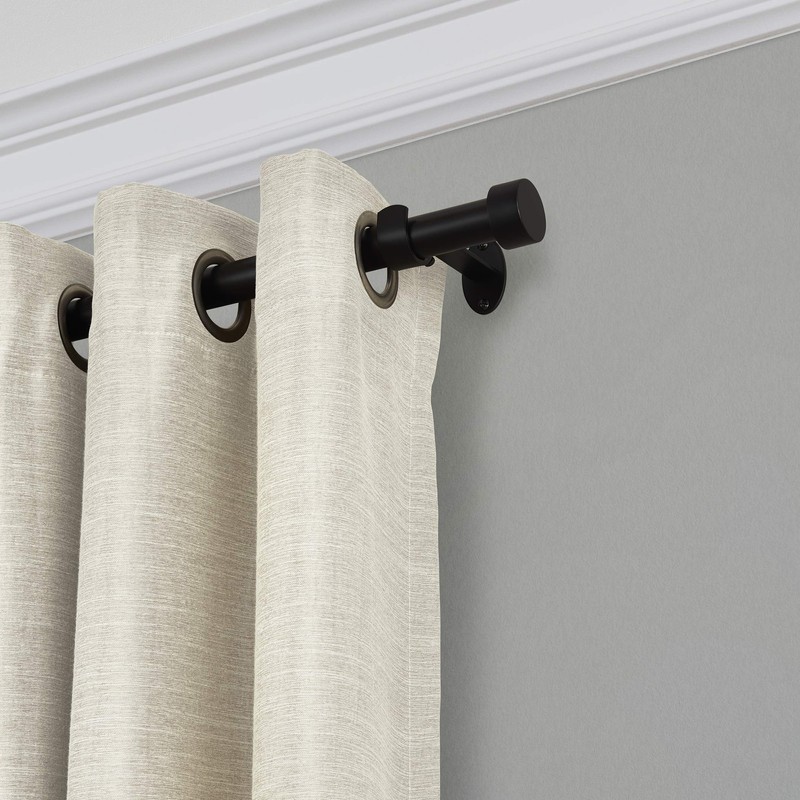 Elrene Home Fashions Serena Single Curtain Rod for Curtains and