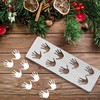 Father Christmas Small Boots Stencil,Small Footprints Decoration - Reusable Craft