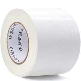 CHUANGSEED 1-Pack White Heavy Duty Duct Tape 3" x 55Yds(75mmX50m) Strong Tape Residue Free Wide Duct Tape Crafts and Repair