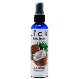 LICK Coconut Scented Body Spray – Creamy Fragrance Mist for Daily Refresh – 4 fl oz