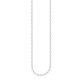 Thomas Sabo Charm Club unisex chain without pendant (925 silver, wide anchor chain, empty, X0002-001-12), Silver