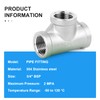 ERGAOBOY 2 Pcs 3/4" x 3/4" x 3/4" BSP 3
