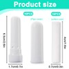 JAZOKA 10 Pcs Essential Oil Inhaler Tubes with 10 Pieces