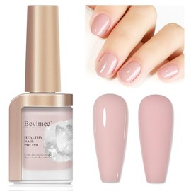 Esmalte de uñas color nude de secado rápido, esmalte de uñas de color natural | Esmalte corrector de uñas de larga duración y secado rápido, 0.4 fl oz
