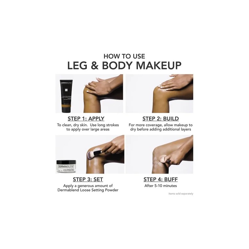 Maquillaje Líquido Para Piernas Y Cuerpo Con Spf 25 Piel
