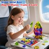 Portable Magnetic Tiles for Kids Travel - 40pcs STEM Building