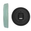Nbdeal Wall Clock, Radio Clock, Continuous Second Hand, Silent, Diameter