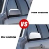 White Directly Replacement Side Mirror Covers Caps for 2015-2022 Chevy