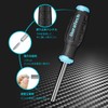 DURATECH Screwdriver Set Interchangeable Screwdriver 60-Piece Set Torx, Flathead, Triangular,