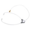 Stethoscope Transparent PP Dual Head Diagnostic Tool Accessory for Monitoring