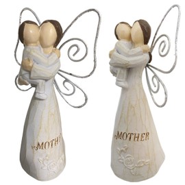 Miretro Tree Figurines Resin Sculpture Desktop Photo Clip for Thanksgiving Christmas Home Decor Ornament Retirement Gifts -MontherAngel