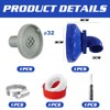 HEYIDAMAI Pool Inlet Nozzle Rotatable 360°, Pool Nozzle Set, Inlet