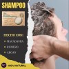 Skin Natural Shampoo Sólido Anti Caida Canas Caspa Grasa
