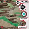 KOTARBAU® Fabric Tarpaulin 2 x 4 m Camouflage Colour 80
