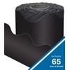 Carson Dellosa Black Bulletin Board Borders, 65 Feet of Scalloped