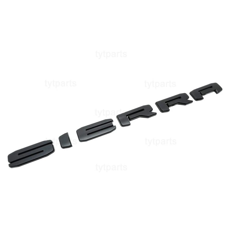 GMC 2019 - 2025 Matte BLACK GMC SIERRA LETTER Replacement