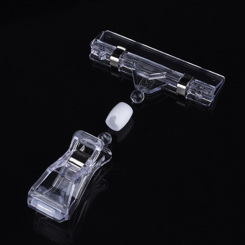 25 Pack Plastic Rotating Sign Holder Merchandise Sign Clip Display