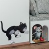 WOHAHA Wall Sticker, Mouse Sticker, Strawberry, Mouse Hole, Stylish, Cute,