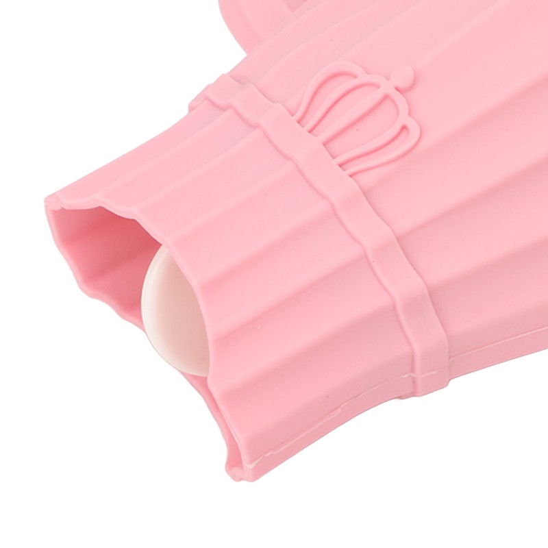 Hot Water Bottle Silicone Hot Cold Compress Pain Reduce Explosion