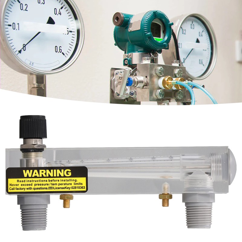 Panel Flowmeter Adjustment Large Measurement Range High Accuracy Transparent Acrylic