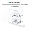 Home Zone Living Pull Out Kitchen Cabinet Organizer with Two