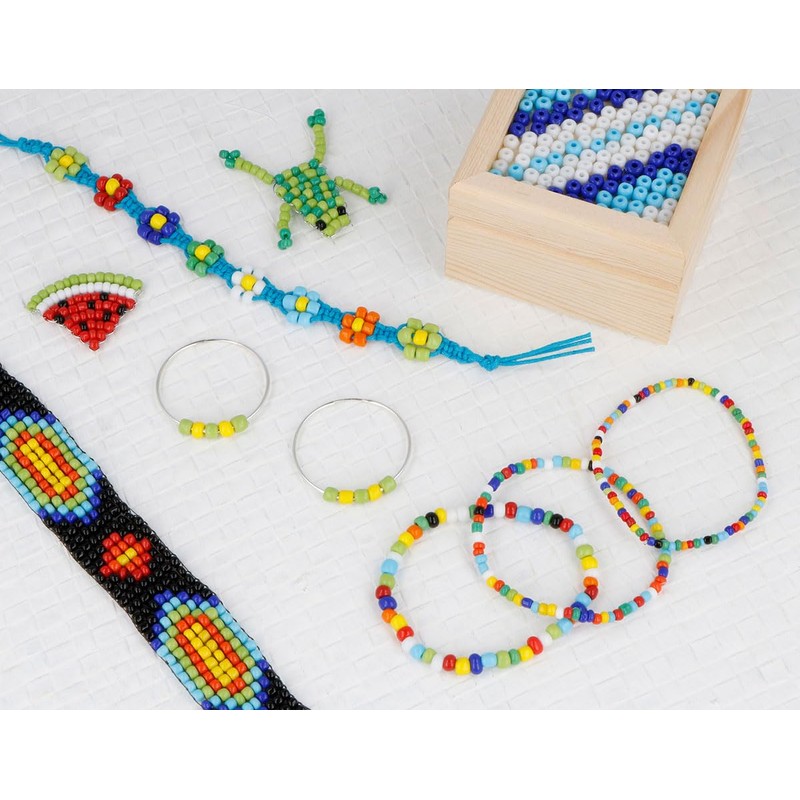 INNSPIRO Aurora Boreale Metallic Round Glass Stone 2.3mm 10/0 120g