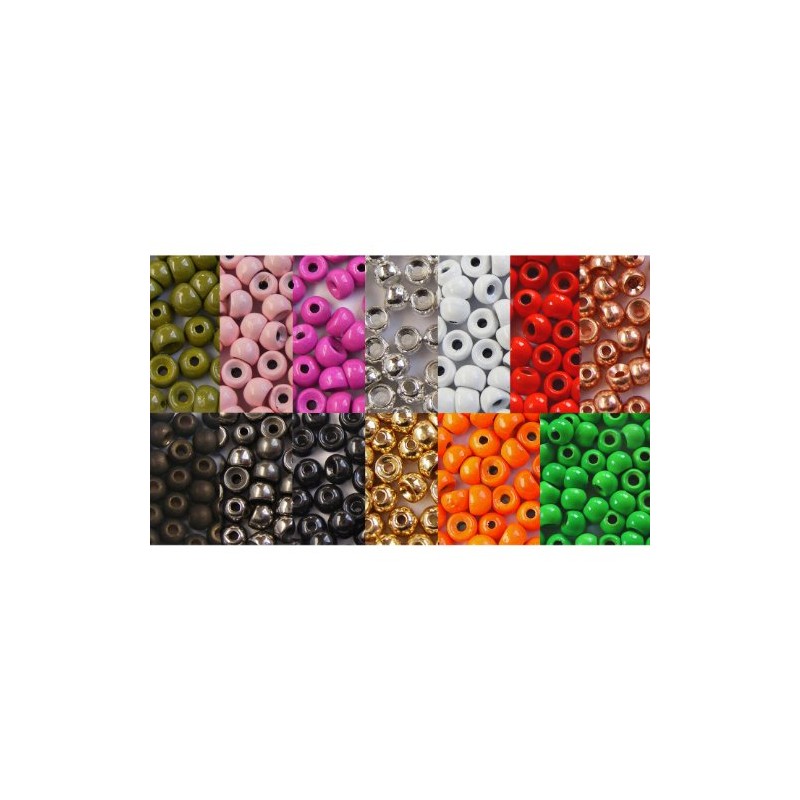 25 x BRASS beads 3,8 mm 5/32" (0,17g) BRASS for