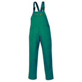 teXXor 8035-58 Dungarees, Green, Size 58