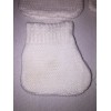 Unbranded Knitted Doll Orlon Booties. Approximately 3 1/2” Wide X