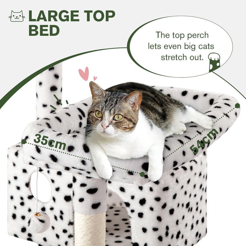 MUTICOR 66 Inches Multi-Level Large Cat Tree Tower for Indoor